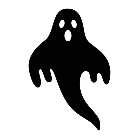 Premium Vector Halloween Ghost Icon On Transparent Background
