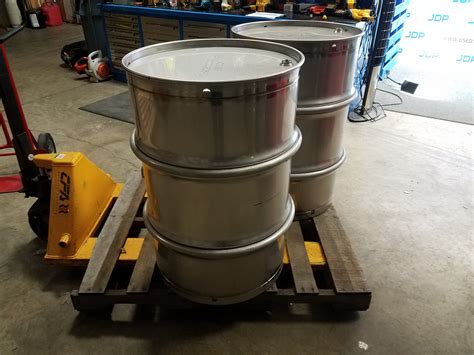 55 Gal New Stainless Steel Barrel Sanitary Construction