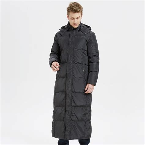 High Quality 2018 New Winter Mens Down Jacket 5xl Extra Long Duck Down