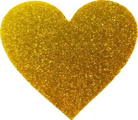 Abstract Heart Of Golden Glitter Sparkle - Photo #242 - Transparent png image