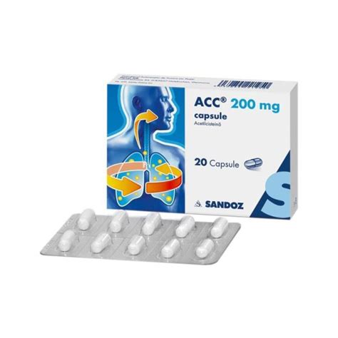Acc 200 Mg 20 Capsule Sandoz Farmacia Morpheus