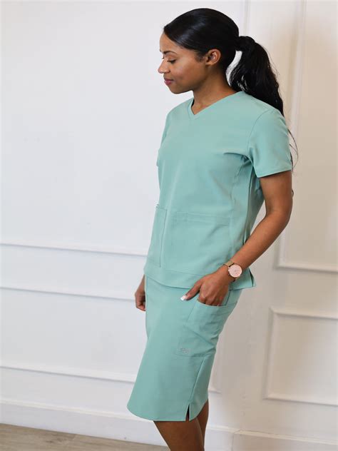 Womens Medical Scrub Skirt Jade Csaucy
