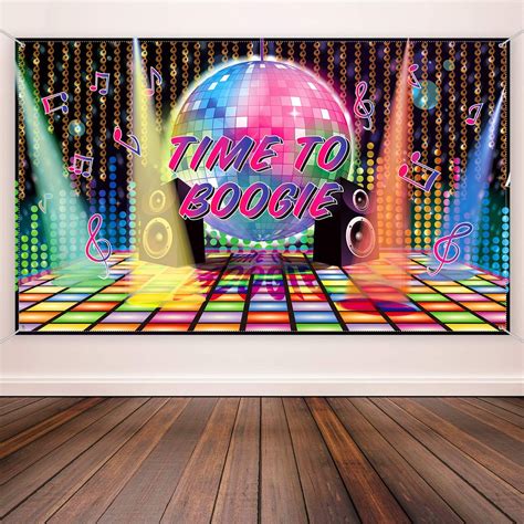 Here you can see it in the formans' living room on the period series that '70s show. 70s Theme Party Decorations Disco Backdrop Banner 70's ...