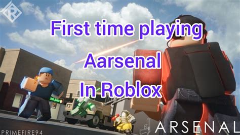 First Time Playing Arsenal In Roblox Big Noob Youtube