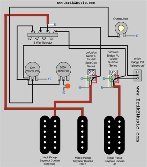 All circuits usually are the same : Series/Parallel/Split Wiring Diagram