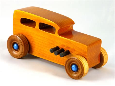 Wooden Toy Car Hot Rod Sedan Etsy Wooden Toys Wooden Toys Plans