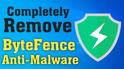 How To Completely Remove Bytefence Antimalware In Windows Youtube