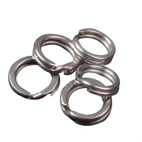 10pc 100pc Fishing Rings Stainless Steel Split Rings High Quality