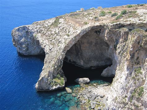 Sea Cave, Malta Wallpapers Images Photos Pictures Backgrounds