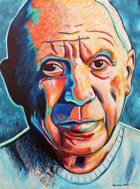 Portrait Of Pablo Picasso Painting By Venus Artist Saatchi Art