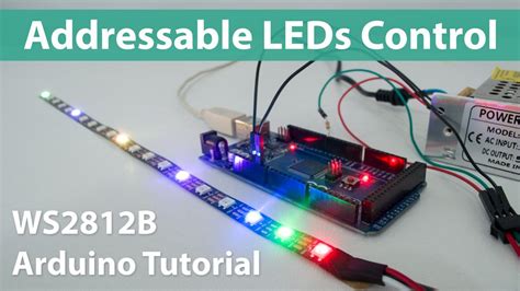 in this tutorial we will learn how to control individually addressable rgb leds or a ws2812b led