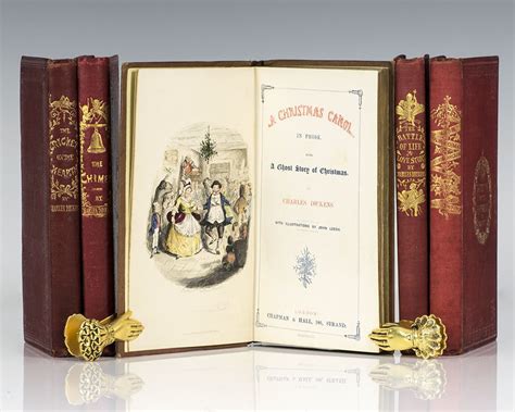 Christmas Carol Charles Dickens First Edition Rare Book