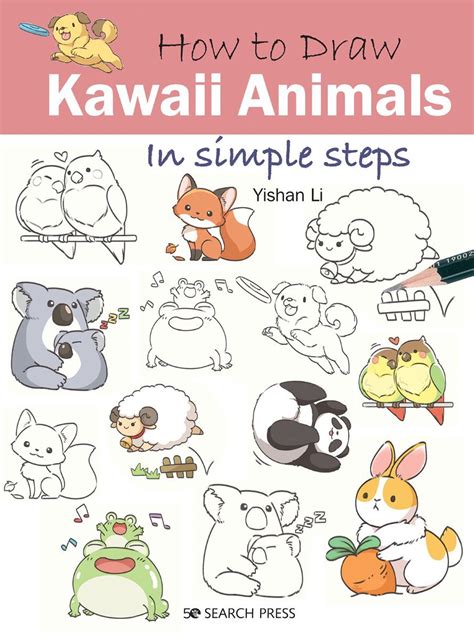 How To Draw Kawaii Animals Art And Craft Materials Stationery