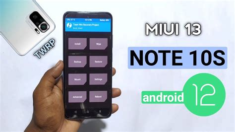 Install Twrp Recovery Redmi Note 10s Miui 13 A12 Install Twrp Recovery Rosemary Dot Sm