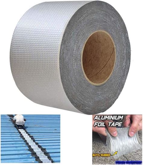 Super Waterproof Tape Butyl Rubber Aluminium Foil Tapewaterproof Duct