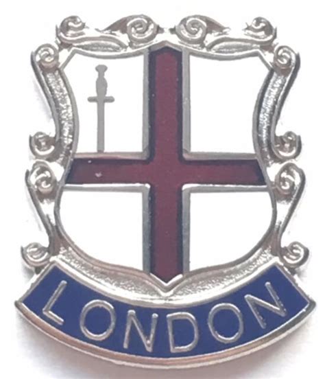 London Crest England Small Enamel Lapel Pin Badge T0103 Ebay