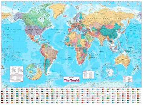 Buy World Map For Wall Topographic Map Of Usa With States