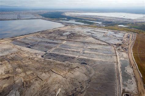Aerial Photo South Tailings Pond Alberta Oilsands