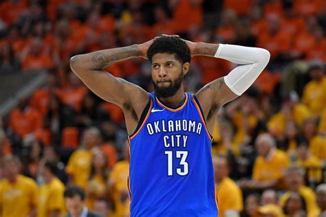 Paul george signed a 4 year / $136,911,936 contract with the oklahoma city thunder, including estimated career earnings. NBA Free Agency: Paul George says he stayed in Oklahoma ...