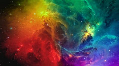 Hd Wallpaper Galaxy Wallpaper Multicolored Nebula Graphic Wallpaper