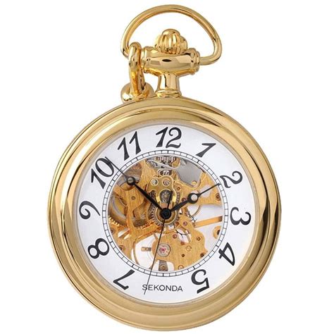 Gents Gold Plated Pocket Watch 1110 Watches From Hillier Jewellers Uk