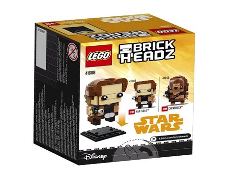 First Look At Han Solo And Chewbacca Lego Star Wars Brickheadz