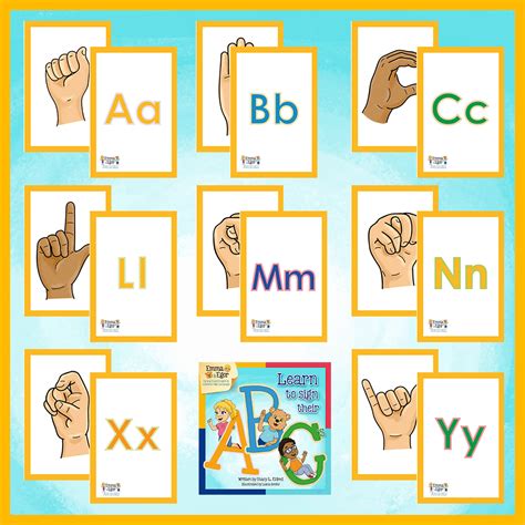 9 Sets Of Flashcards To Sign Language With Children With Over Etsy