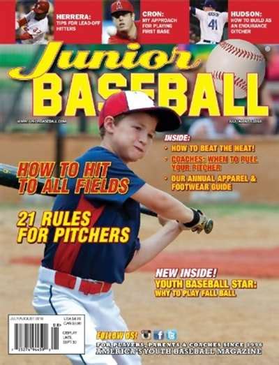 Junior Baseball Magazine Subscription Canada