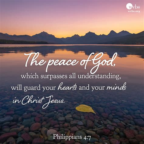 Philippians 47 Bible Verse Peace Of God Spiritual