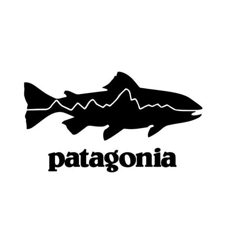 Patagonia Fishing Logo Decal Patagonia Logo Fish Logo Truck Decals