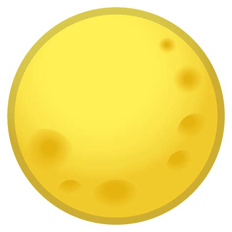 Full Moon Emoji Clipart Free Download Transparent Png Creazilla