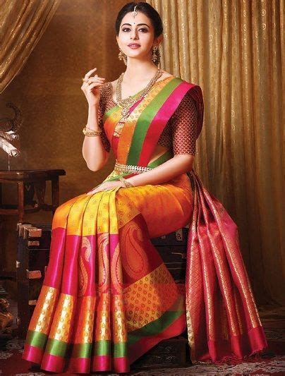 beautiful rakul preet singh in saree stunning looks styles at life saree models saree