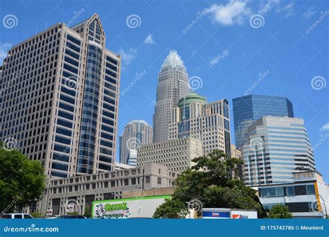 Bank Of America Corporate Center Building And Downtown Charlotte