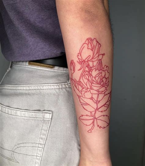 Pin By Savannah Trotter On Tattoos Red Ink Tattoos Red Tattoos