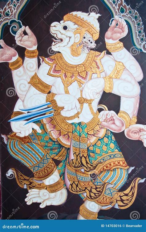Ramayana Thai Art Fairy Stock Photo Image Of Legend 14703016