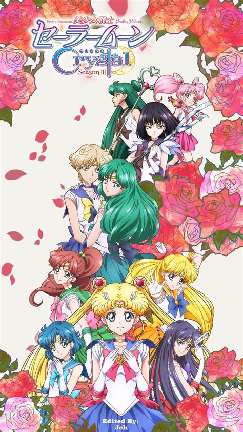 Bishoujo senshi sailor moon pretty guardian sailor moon. Finished: Sailor Moon Crystal Season 3 iPhone Wallpaper ...