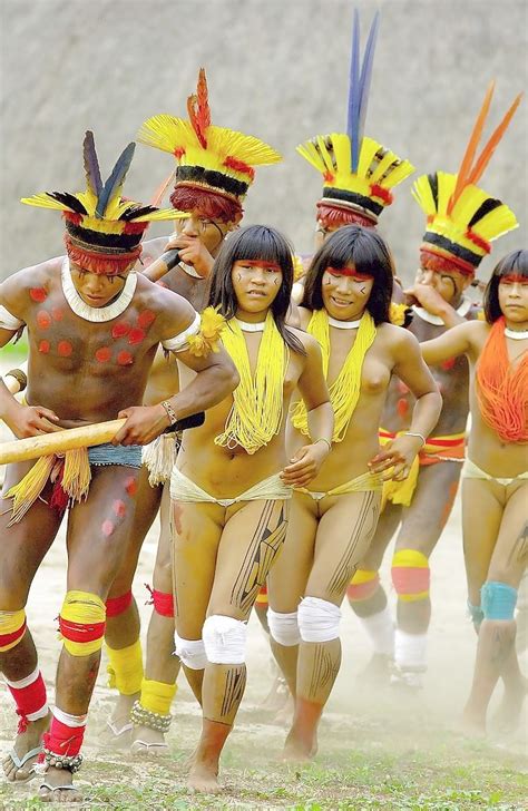 Xingu Tribe Girls Indios Brasileiros Xingu Mulheres Indigenas