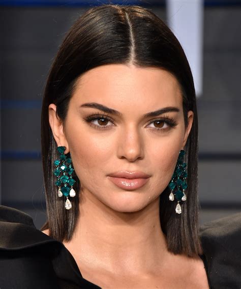 The 31 Best Long Bob Haircuts For Every Face Shape Slick Straight Hair Kendall Jenner Hair