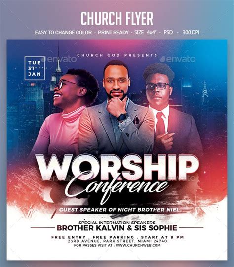 Church Flyer Print Templates Graphicriver