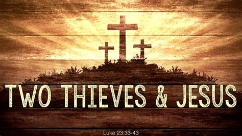 Jesus And The Two Thieves On The Cross