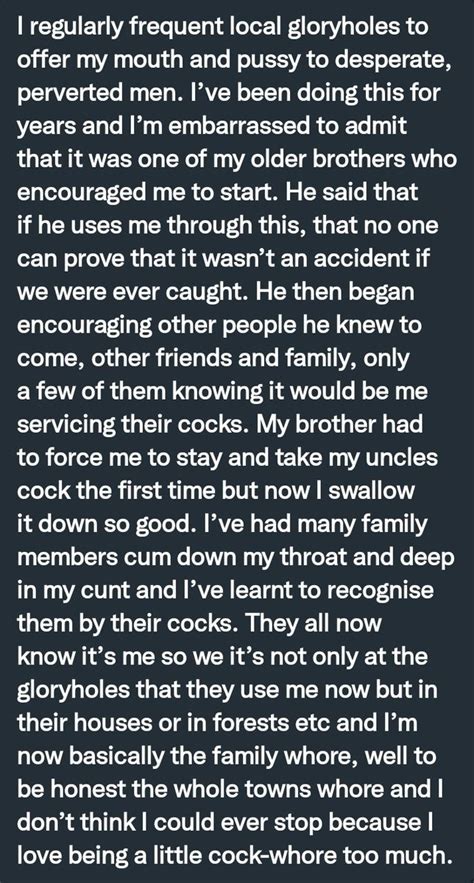 Pervconfession On Twitter Her Brother Made Her A Cock Hungry Bitch