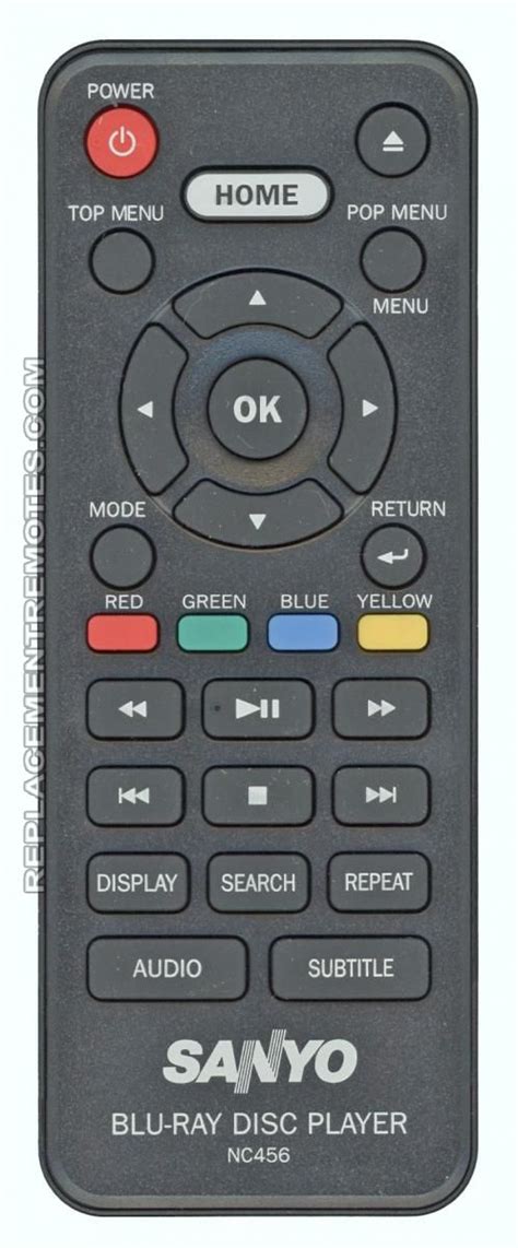 Buy Sanyo Nc456 Smart Nc456ul Blu Ray Dvd Player Blu Ray Remote Control