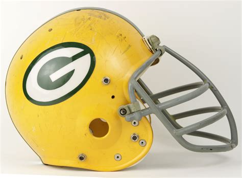 Lot Detail 1980s Green Bay Packers Style Football Helmet