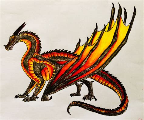 How To Draw A Skywing From Wings Of Fire Draw Easy