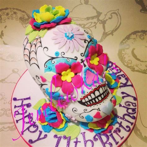 Katies Sugar Skull Birthday Cake Sugar Skull Birthday Sugar Skull