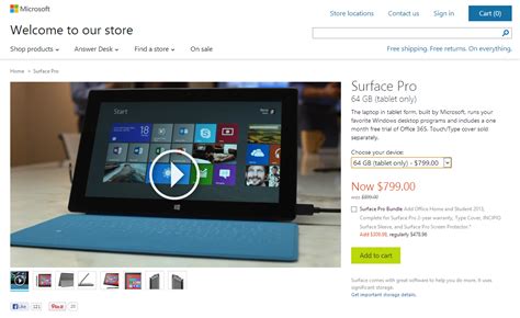 Microsoft Slashes Surface Pro Tablet Prices By 100 Pcworld