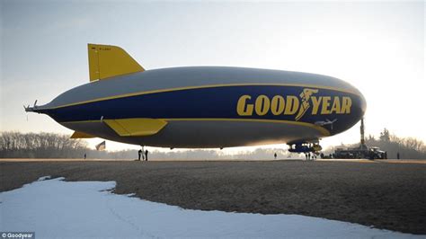 Goodyear Reveals Latest Version Of Its Zeppelin Blimp Daily Mail Online