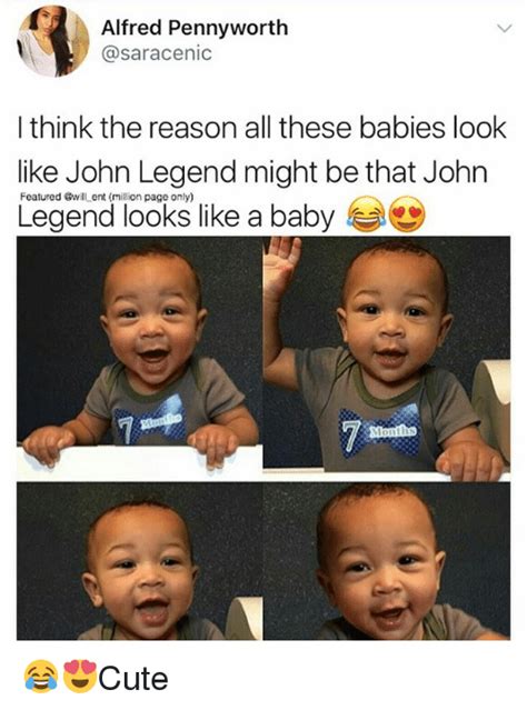 Alfred Pennyworth I Think The Reason All These Babies Look Like John