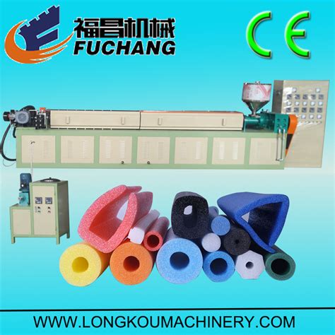 Epe Foam Tube Pipe Production Line China Pe Foam Tube And Pe Foam