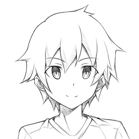 Easy Anime Boy Drawing At Getdrawings Free Download